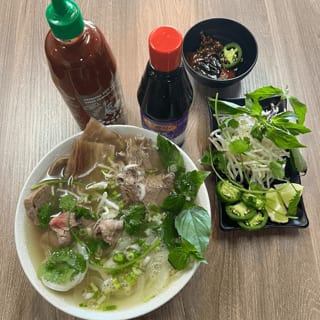 P02. PHO Special Style, (Steak, Brisket, Tendon, Tripe, Meat ball)