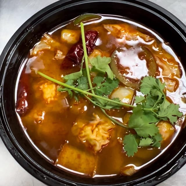 A15. Spicy Wonton Soup.