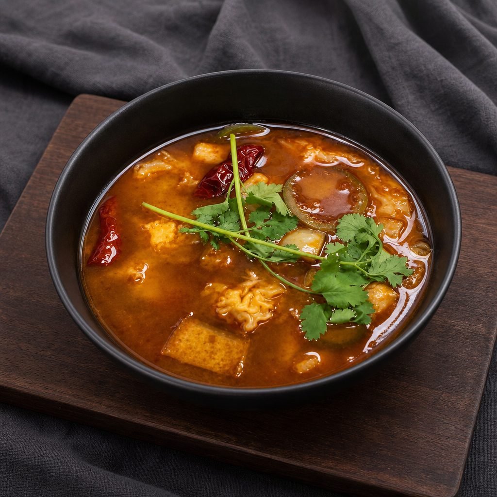 A15. Spicy Wonton Soup.