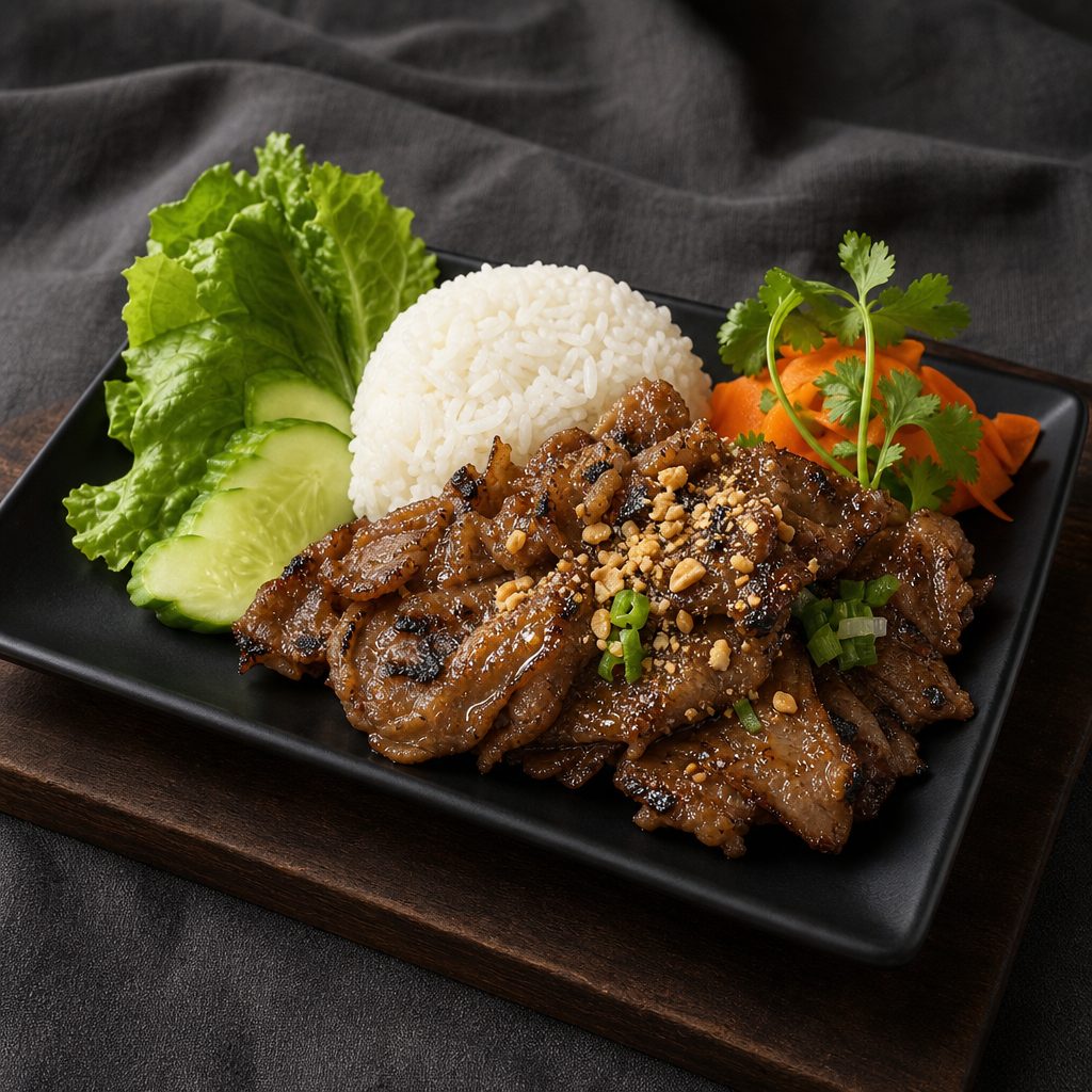 RD2.GRILLED PORK Rice Dish.