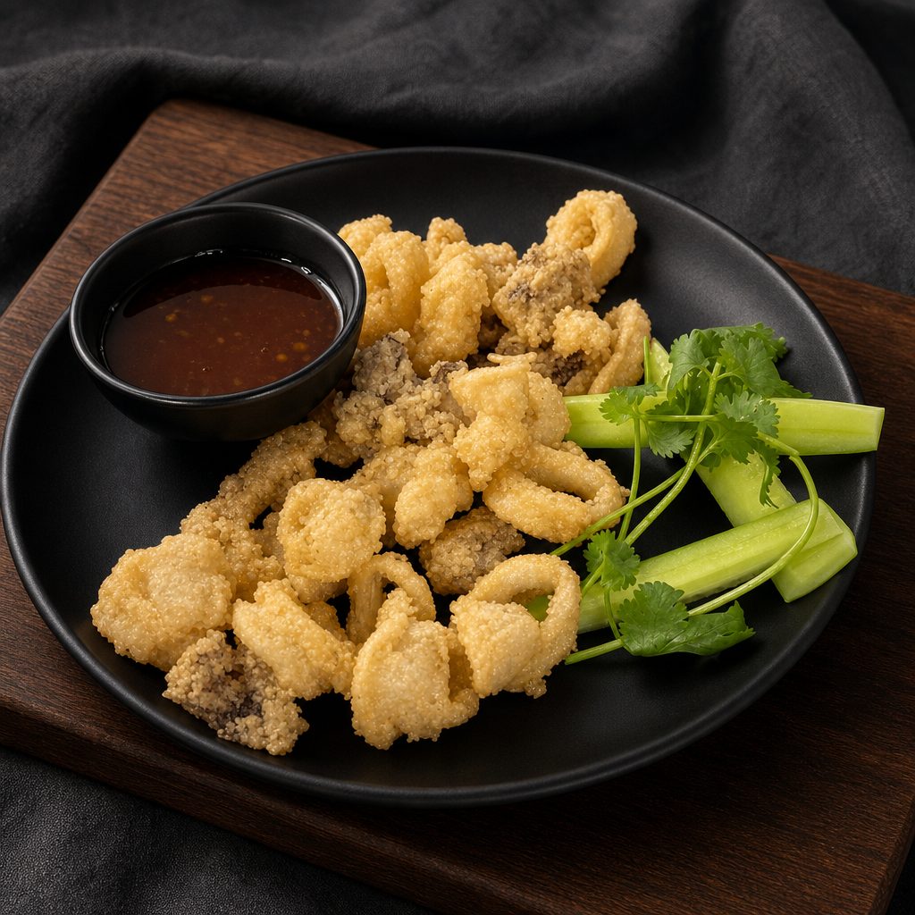 A7. Butter Garlic Calamari.