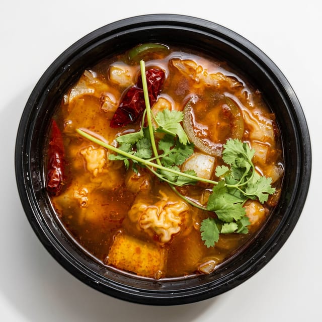 A15. Spicy Wonton Soup.