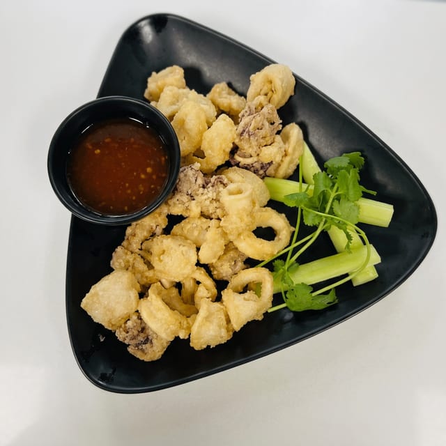 A7. Butter Garlic Calamari.
